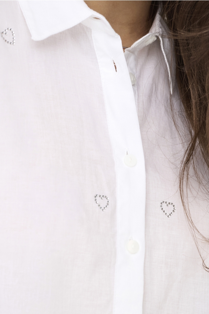 ONLNEW LINA GRACE LS EMB SHIRT NOOS 15283743 BRIGHT WHITE